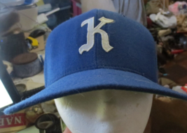 VTG 90s Kalamazoo Kentucky snapback Minors BB Hat Cap New Era USA Dupont Visor - £21.87 GBP