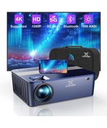 Hd 1080P Projector 4K With Wifi And Bluetooth,Xnoogo 1000 Ansi Outdoor - £352.86 GBP