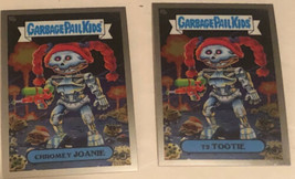 Chromey Joanie T2 Tootie Garbage Pail Kids  Lot Of 2 Chrome 2020 - $4.94