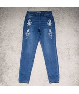 Roebuck &amp; Co. R1893 Jegging Women&#39;s Size 10 Mid Rise Embroidered Blue Denim - $20.79 CAD