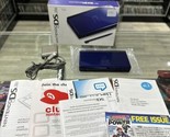 Nintendo DS Lite Handheld Console - Cobalt / Black CIB Complete Tested! - £80.21 GBP