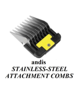 ANDIS Stainless Steel 5/8"(16mm)#0 CLIPPER BLADE GUIDE COMB Universal At... - €6,00 EUR ANDIS Stainless Steel 5/8"(16mm)#0 CLIPPER BLADE GUIDE COMB Universal At... - €6,00 EUR