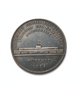 1854 Maximilian II München Ausstellung Kunstmedaille Nachprägung Sammler... - $13.17