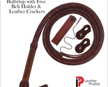 Kangaroo Hide Stock Whip 08 Feet Long 16 Plaits Australian Bullwhip Hand... - £44.82 GBP