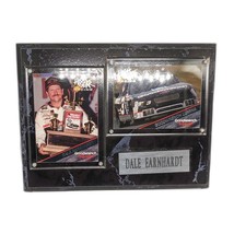 Dale Earnhardt Goodwrench Racing Trading Cards 8&quot; X 5.75&quot; Black Wooden Plaque - £11.14 GBP