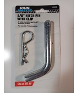 HAUL-MASTER, 5/8 in. x 3 in. Hitch Pin with Clip,  65432, Use with 2" Receiver - $6.50