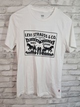 Levi&#39;s Strauss NWOT Size XS Two Horse Pull Graphic Tee Shirt Soft - $19.99