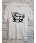 Levi&#39;s Strauss NWOT Size XS Two Horse Pull Graphic Tee Shirt Soft - $27.27 CAD