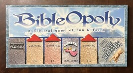 BibleOpoly a Biblical Board Game of Fun &amp; Faith 2-6 players 8+ Monopoly ... - £13.22 GBP