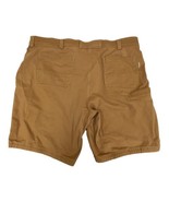 Duluth Trading Men&#39;s 46 Carpenter Shorts Flex Fire Hose Beige Khaki Outdoor - $17.32