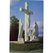 Vintage Postcard, At the Calvary Lady of Grace Shrine, Colebrook, New Hampshire - £7.97 GBP