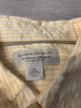 Mens Banana republic long sleeve button down dress shirt Xl Yellow - £13.18 GBP