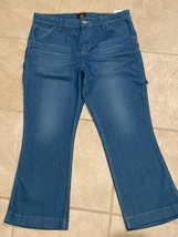 Lee Women&#39;s Jeans Size 34x24 Bootcut Regular Fit Mid Rise Carpenter Dark... - €12,99 EUR