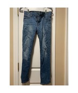 Womens Lucky Brand Jeans 28x30; missing button - $9.46