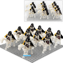 Medieval Castle Knights Skeleton Horses Minifigure Compatible Lego Brick... - £26.37 GBP