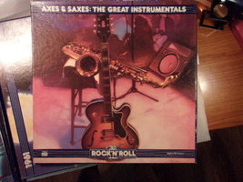 Time Life Music - Axes &amp; Saxes - 2 Record Set - Vinyl 33 1/3 Record lot 880 - £14.15 GBP
