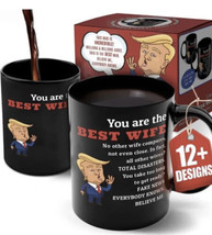 The Best Wife Magic Heat Sensitive 16oz Coffee/Tea Cup-Donald Trump Maga Mug-NEW - £7.65 GBP