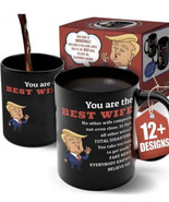 The Best Wife Magic Heat Sensitive 16oz Coffee/Tea Cup-Donald Trump Maga... - £15.62 GBP