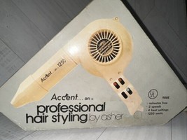 Rare Vintage 1979 Acc’ent …on Professional Hair Styling By Asher  Tested Works - $79.48