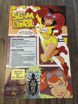 Signed Marvel Comics SLAM-GIRL Nycc 2022 Poster 1st Appearance Will Meugniot - £315.75 GBP