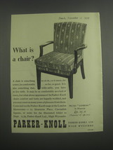 1953 Parker-Knoll PK.731 Leyburn Chair Ad - What is a chair? - £14.77 GBP