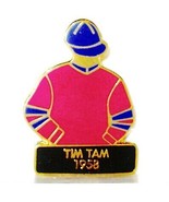 TIM TAM - 1958 Kentucky Derby Winner Jockey Silks Pin - $20.00