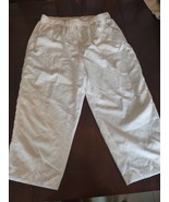 Rebecca Malone Size Large White Capri&#39;s-Brand New-SHIPS N 24 HOURS - €42,57 EUR
