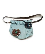 Handmade Recycled Materials Turquoise Purse Bag - £6.09 GBP