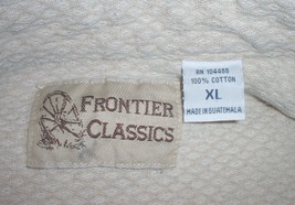 Frontier Classics cowboy living history men&#39;s bib style long sleeve shir... - $570.20 MXN