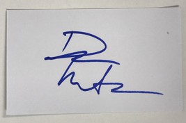 Dave Matthews Signed Autographed 3x5 Index Card #2 - $39.99