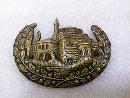 VINTAGE OLD  MUSLIM MOSQUE BRONZE BRASS ORNAMENT DECORATIVE BELT-8 X 6.5... - $44.55