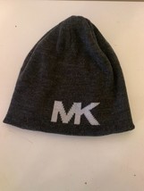  MK Michael Kors Reversible Beanie , gray, MK logo  - £4.66 GBP