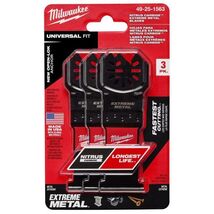 Milwaukee Nitrus Carbide 1-3/8 in. W Carbide Open-Lok Oscillating Blade - $46.95