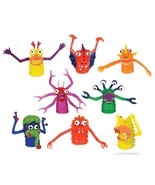 8 lot Finger Monsters Puppets Rubber -  Novelty Fun Gag Gifts - $27.34 CAD