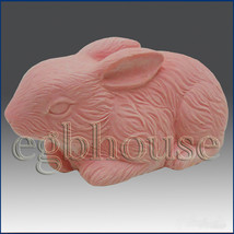 3D silicone Soap/polymer/clay/cold porcelain/candle mold- Cuddly Bunny Rabbit - £46.92 GBP