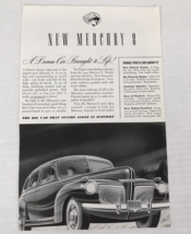 Mercury 8 Vtg 1940 Automobile Print Ad Original Full Page Advertising - £7.44 GBP