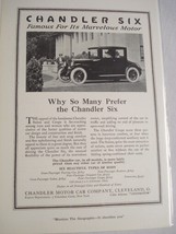 1920 Chandler Six Ad Chandler Motor Car Company. Cleveland, Ohio - $7.99