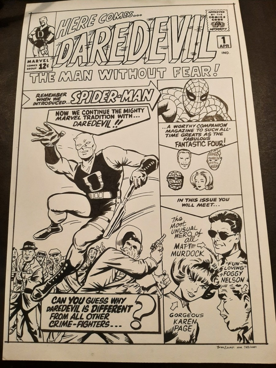 Jack Kirby Recreation Art Classic Kirby