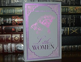 New LITTLE WOMEN Louisa May Alcott Suede Leather Feel Ribbon Marker Deluxe - £14.59 GBP