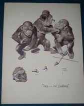 Lawson Wood Advertising Flyer 3M Company Vintage 1934 Hey No Pushing Nra - £27.59 GBP