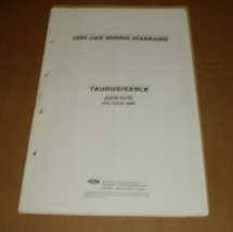 1989 Ford Taureau Mercury Sable Électrique Câblage Diagrammes Manuel OEM Pli Out - £7.90 GBP