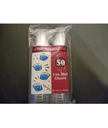 50 Clear Plastic Disposable Shot Glasses cups  party Jelly 1 oz 29.5 ml - $6.44