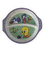 ZAK Designs Baby LOONEY TUNES Plastic Dinner Plate 7&quot; Sylvester Tweety D... - £6.76 GBP