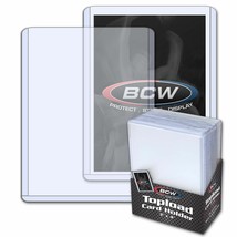 BCW 3X4 Toploader Sports Gaming 20pt Card Holder 12 Mil Standard (25) Per Pack - £5.39 GBP