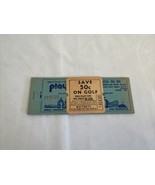 Vintage Whitney’s 20c  PLAYLAND Ticket Book + Golf Ticket - $16.79