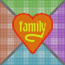 Pepita Needlepoint Canvas: Family, 7&quot; x 7&quot; - £39.28 GBP+