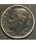 1950 (No Mint Mark) Roosevelt Silver Dime - £8.88 GBP