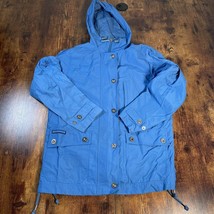 Lauren Hooded Hiking/Rain Jacket P/S Baby Blue Coat - £38.87 GBP