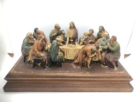 Vintage Dernière Souper 3D Composite Sculpture Affichage Fabriqué En Italie - £210.67 GBP