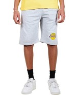 Ultra Game Men&#39;s NBA French Terry Shorts, Los Angeles Lakers, Heather Gr... - £7.77 GBP